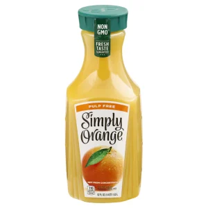 Simply Orange Pulp Free Orange Juice Drink 52 oz