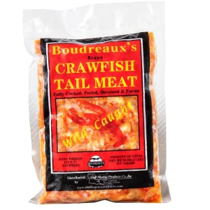 Boudreaux's Frozen Cooked Peeled & Deveined, Crawfish Tail Meat, 12 oz.
