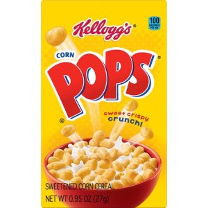 Kellogg's Corn Pops Cereal Box, 0.95 oz