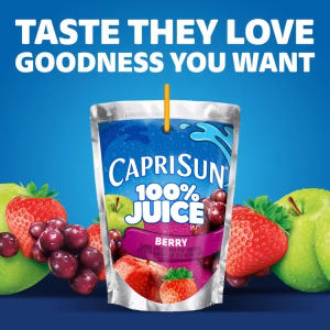 Capri Sun Capri Sun, 100% Juice (Berry)