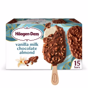 Haagen-Dazs Vanilla Milk Chocolate Almond (Single Bar)