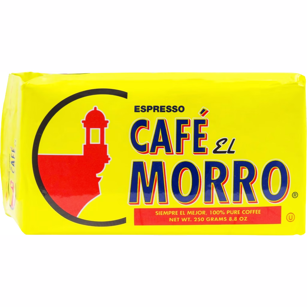 Cafe El Morro Espresso Dark Roast Caffeinated Ground Coffee, 8.8 oz