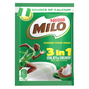 Nestle Milo 3-in-1 Chocolate Powder - Instant Malt Chocolate Milk Powdered Drink - Fortified Energy Drink