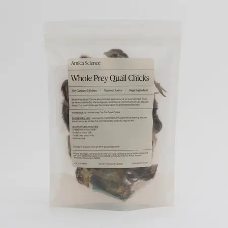 Whole Prey Quail Chicks