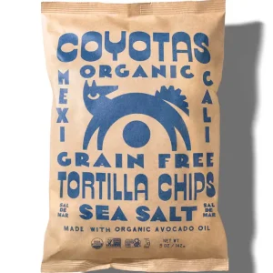 Coyotas Organic Grain Free Tortilla Chips, 5 oz, Sea Salt