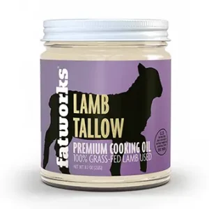 Grass Fed Lamb Tallow 7.5 oz