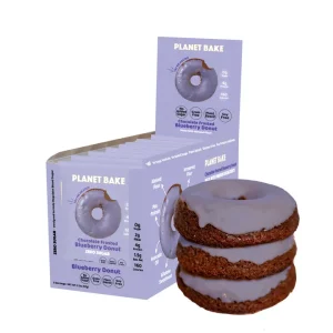 Blueberry Donuts (Ve, Gf, No Sugar, Soy-Free)