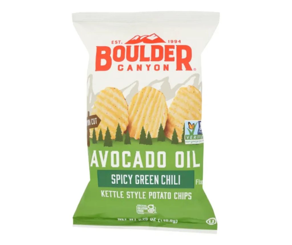 Boulder Canyon Kettle Style Potato Chips (Spicy Green Chili)