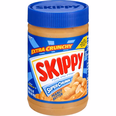 Skippy Chunky Peanut Butter - 16.3oz: Gluten-Free, No Artificial Colors, No Artificial Flavors