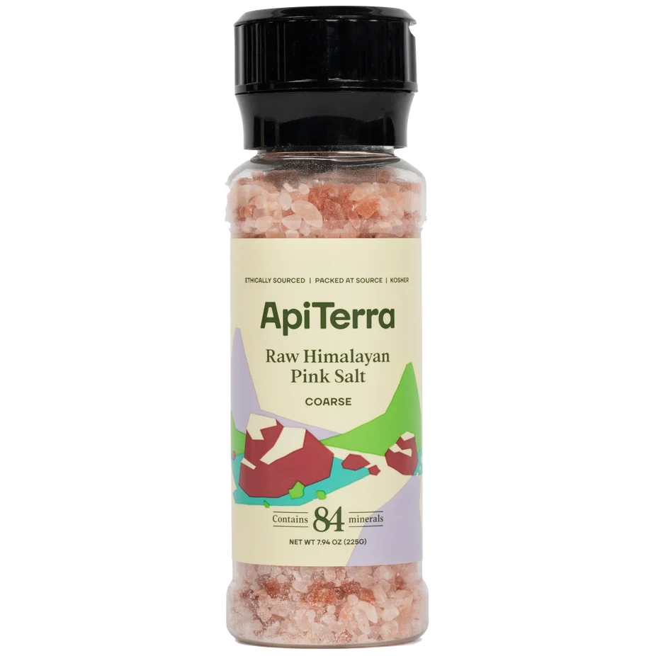 Raw Himalayan Pink Salt Apitera Grinder
