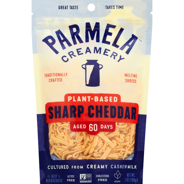Parmela Creamery Shreds Sharp Cheddar