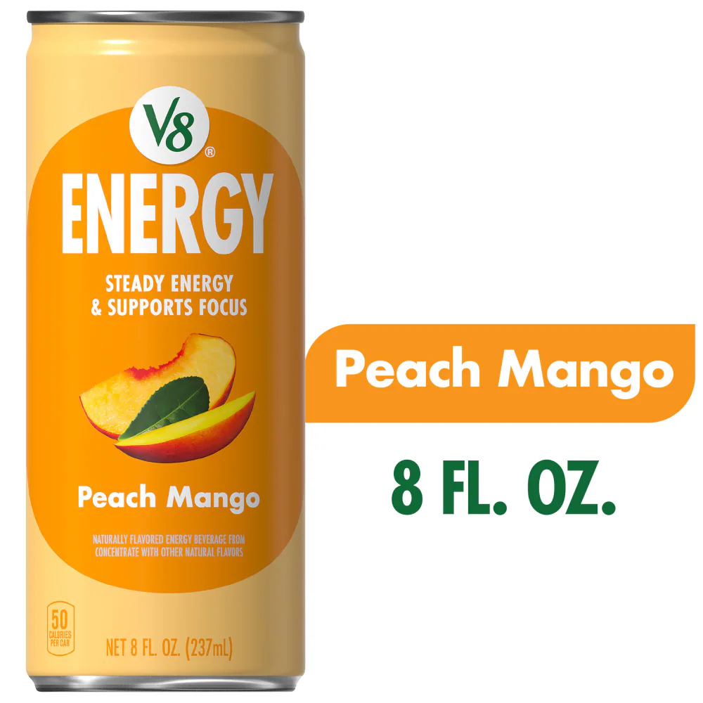 V8 Energy (Peach Mango)