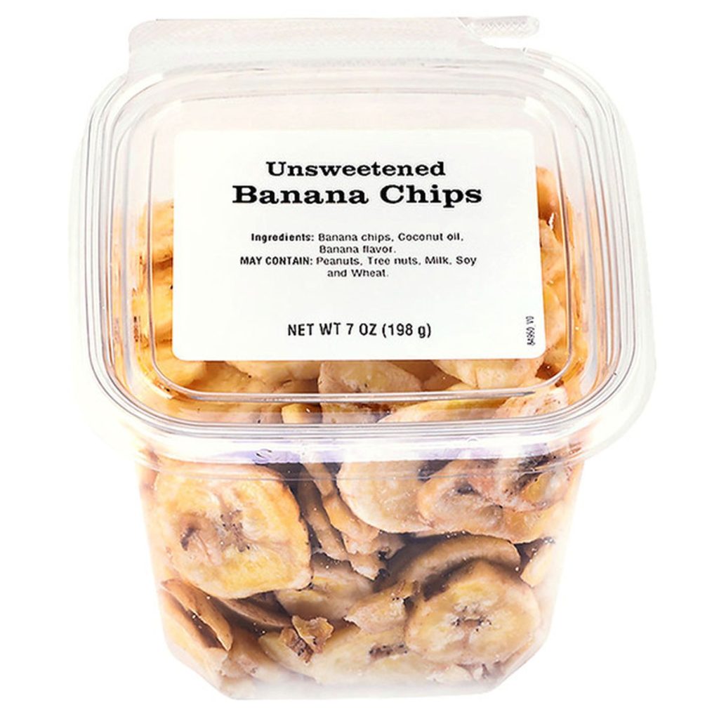 Unsweet Banana Chips